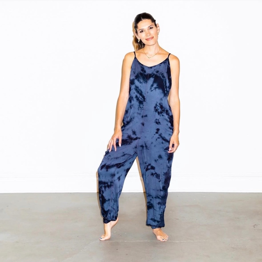 Electric Rose Tie Dye Romper - size S